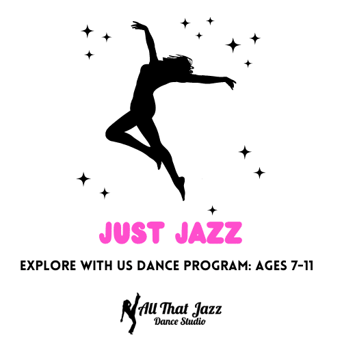 jazz class for Explore with us dance at All That Jazz