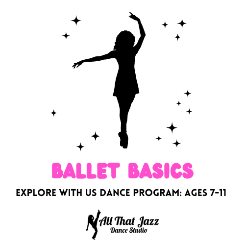 ballet class for Explore with us dance at All That Jazz
