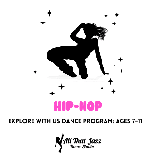 hip hop class for Explore with us dance at All That Jazz
