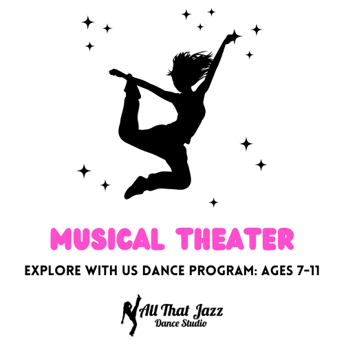 musical theater dance class for Explore with us dance at All That Jazz