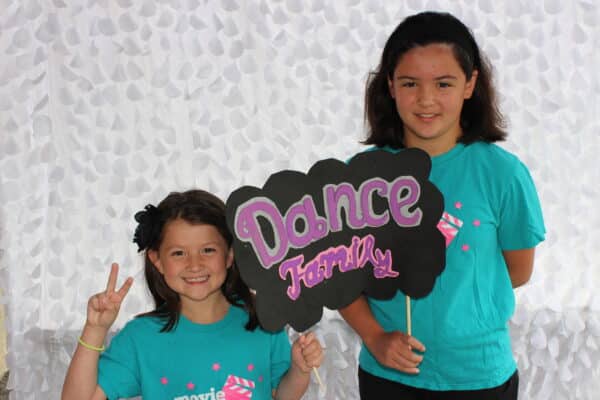 photo booth at welcome back to dance party